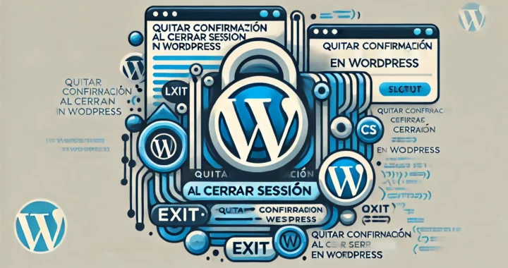 Quitar confirmación al cerrar sesión en WordPress